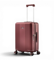 Lushberry Quantum Small 20 Inch Polycarbonate Spinner Suitcase