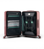 Lushberry Quantum Small 20 Inch Polycarbonate Spinner Suitcase