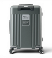 Lushberry Quantum Small 20 Inch Aluminum Spinner Suitcase