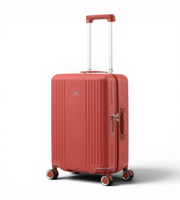 Lushberry Quantum Small 20 Inch Polycarbonate Spinner Suitcase