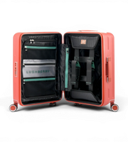 Lushberry Quantum Small 20 Inch Polycarbonate Spinner Suitcase