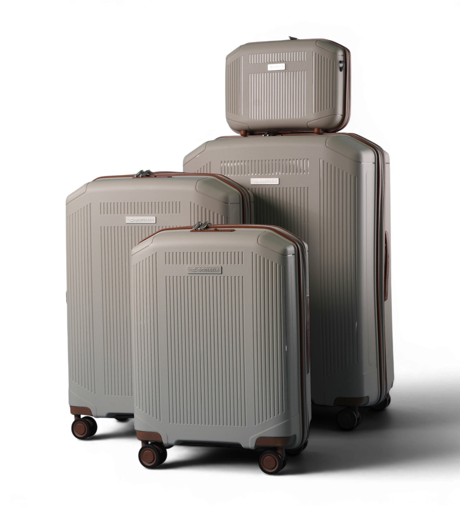 Sonada MILAN 4 Piece Polycarbonate Luggage Set