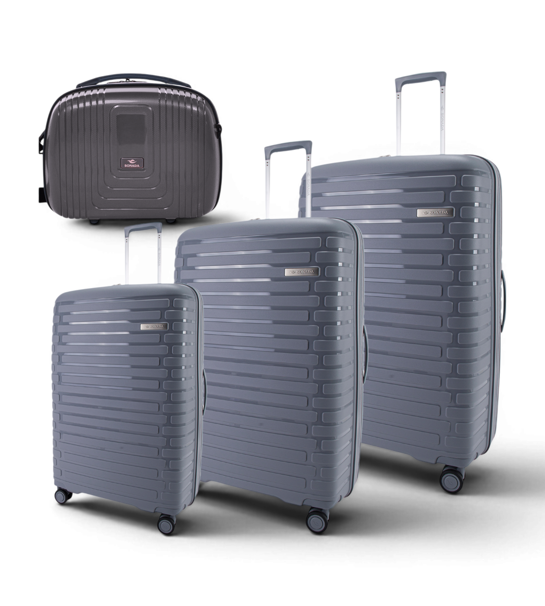 Sonada Meteor 4 Piece Polycarbonate Luggage Set