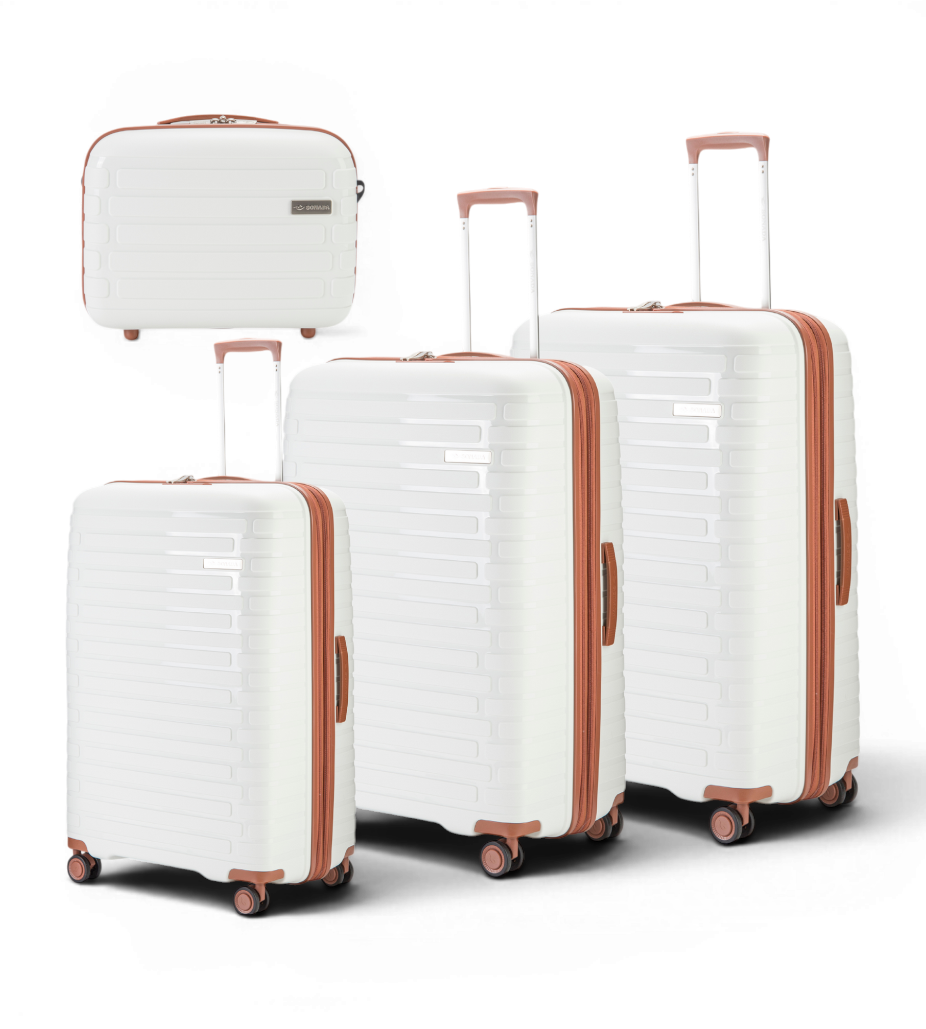Sonada Meteor 4 Piece Polycarbonate Luggage Set