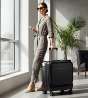 Verage Leader Pilot Bag 16.5 Inch Aluminum Travel Case