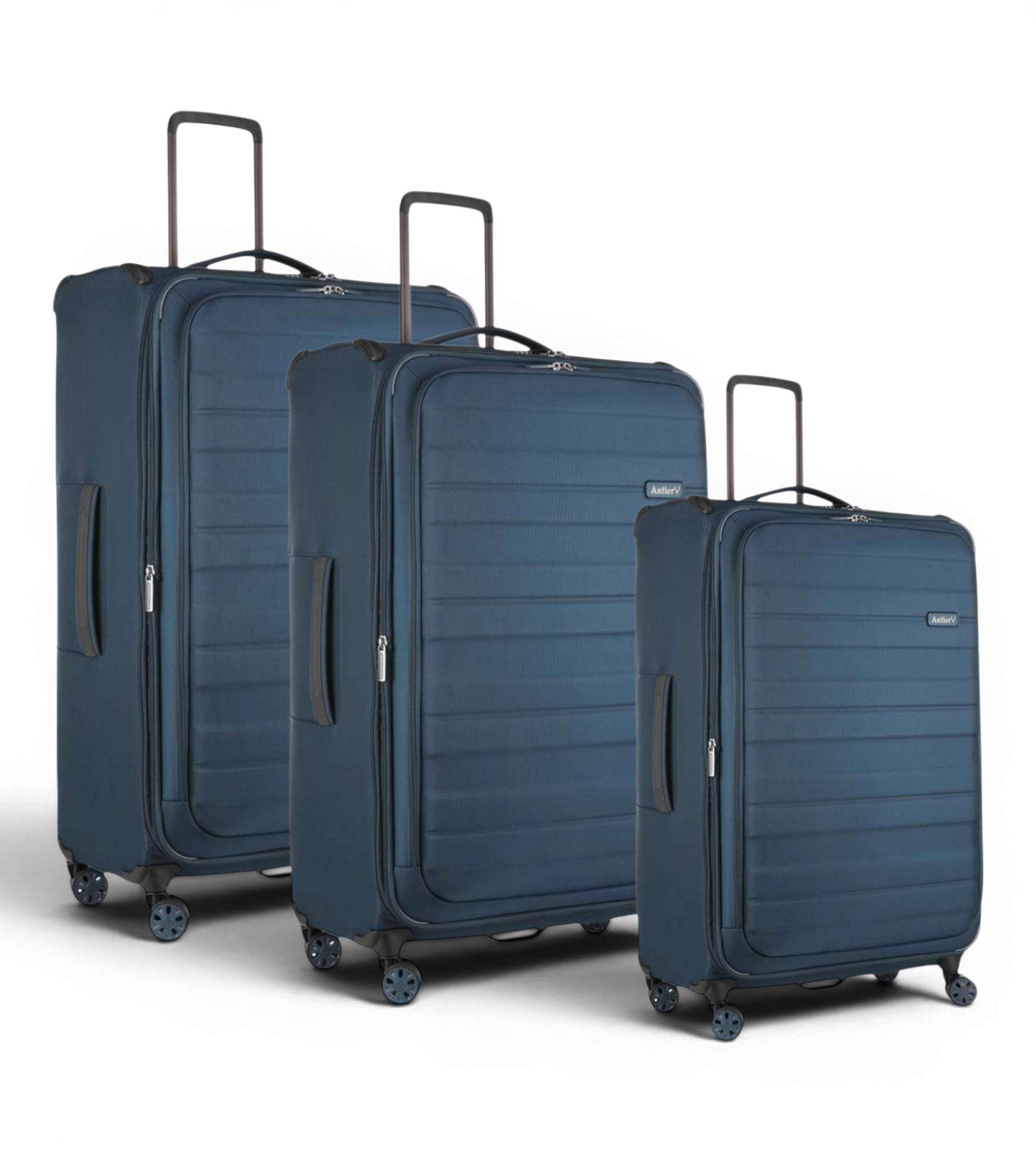 Antler Portland 3 Piece Soft Shell Spinner Luggage Set