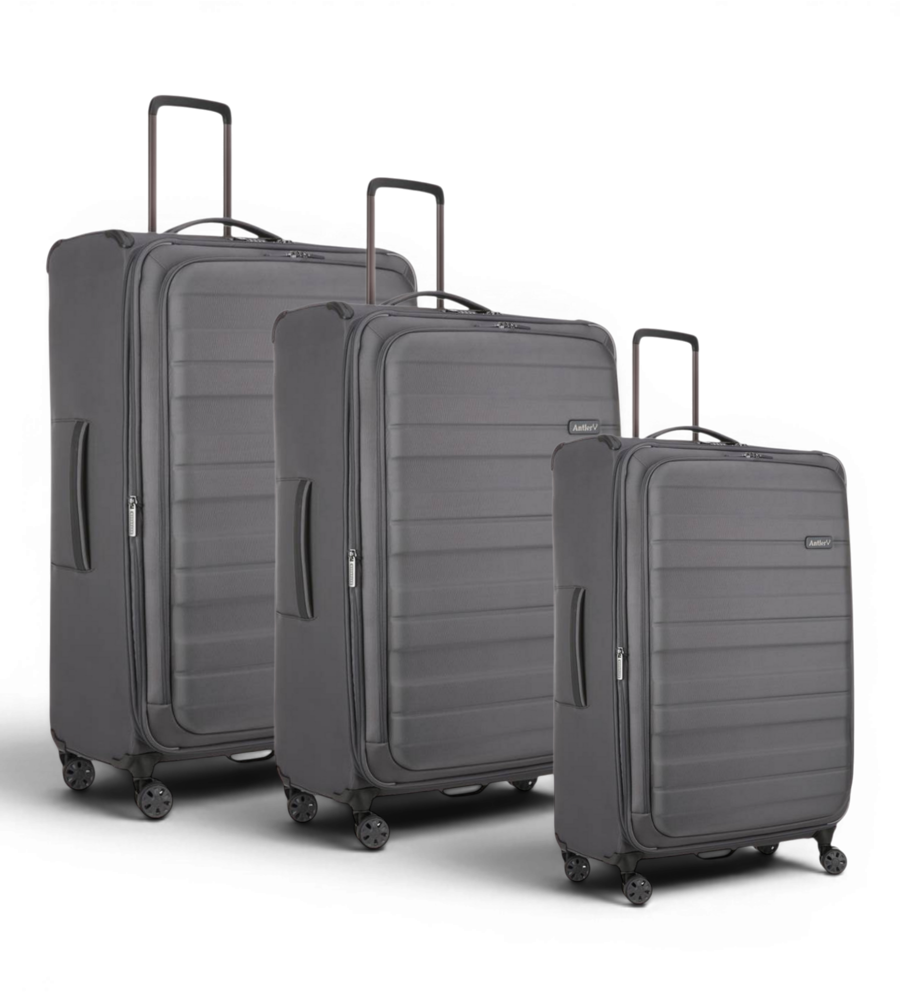 Antler Portland 3 Piece Soft Shell Spinner Luggage Set