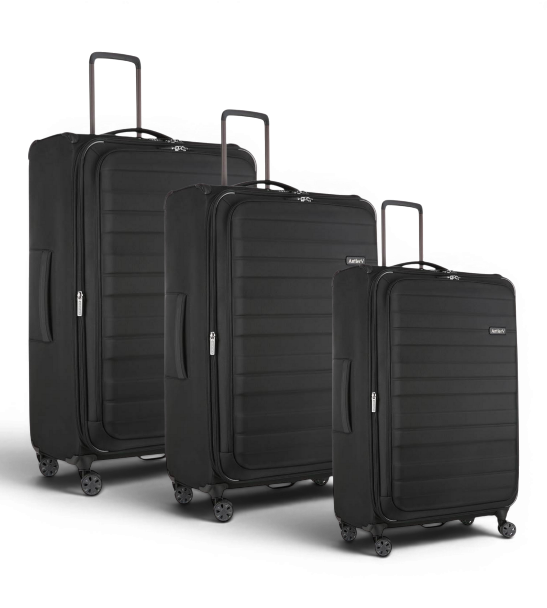 Antler Portland 3 Piece Soft Shell Spinner Luggage Set