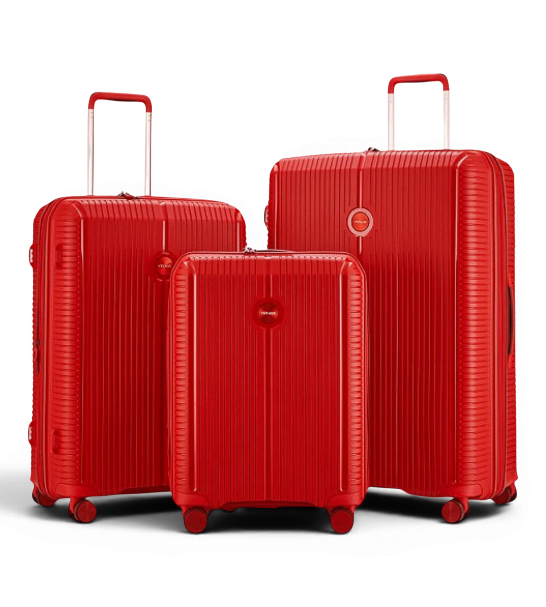 Verage Rome Monti 3 Piece Polypropylene Luggage Set