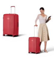 Verage Rome Monti 3 Piece Polypropylene Luggage Set