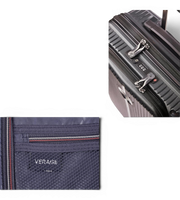 Verage Rome Monti 3 Piece Polypropylene Front Pocket Luggage Set