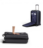 Verage Rome Monti 3 Piece Polypropylene Front Pocket Luggage Set