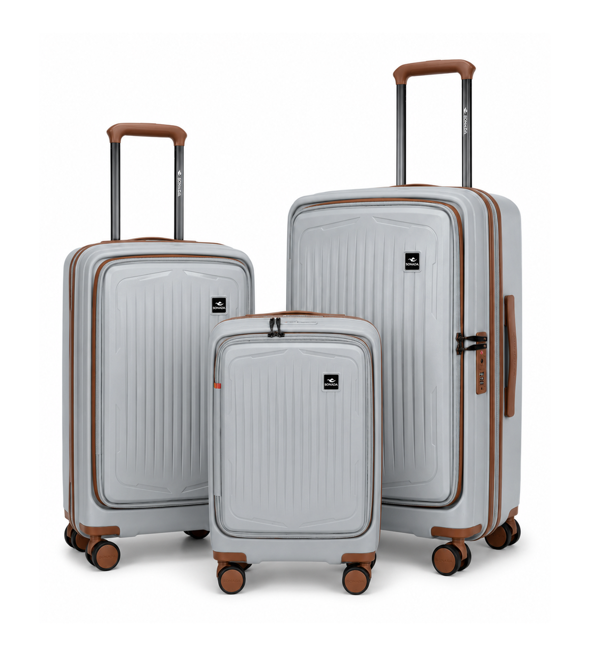 Sonada Granada Luggage Set of 3 Polypropylene