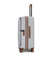 Detail view of Sonada Granada PP Luggage Set of 3 20/25/29 Inch Polypropylene in Silver.