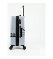 Back view of Sonada Hardside Trolley Luggage Set of 3, 20/24/28 Inch Hard-Shell in Dubai.