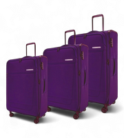Verage 3 Piece Soft Shell Luggage Set