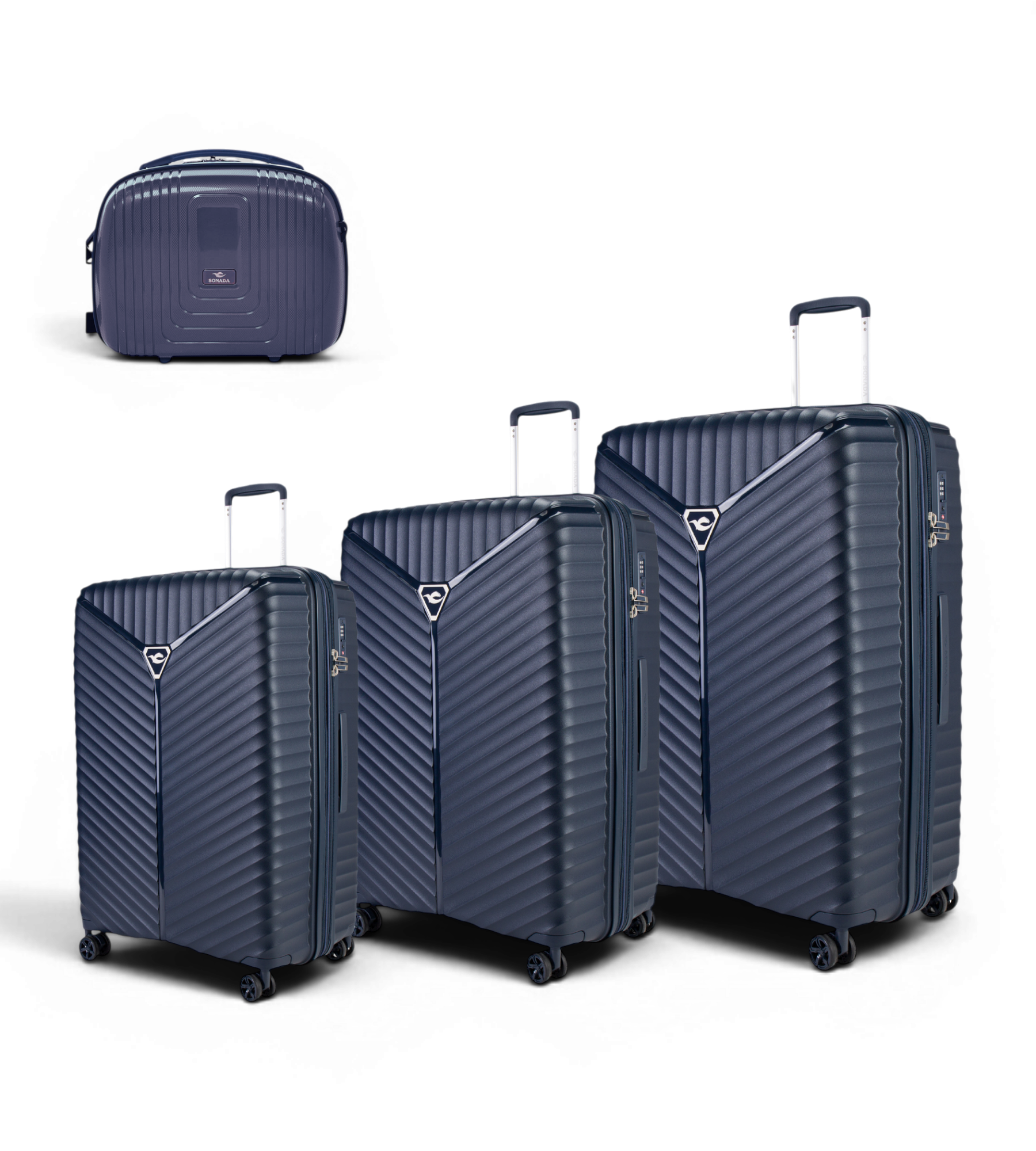 Sonada Tourin 4 Piece Polycarbonate Luggage Set