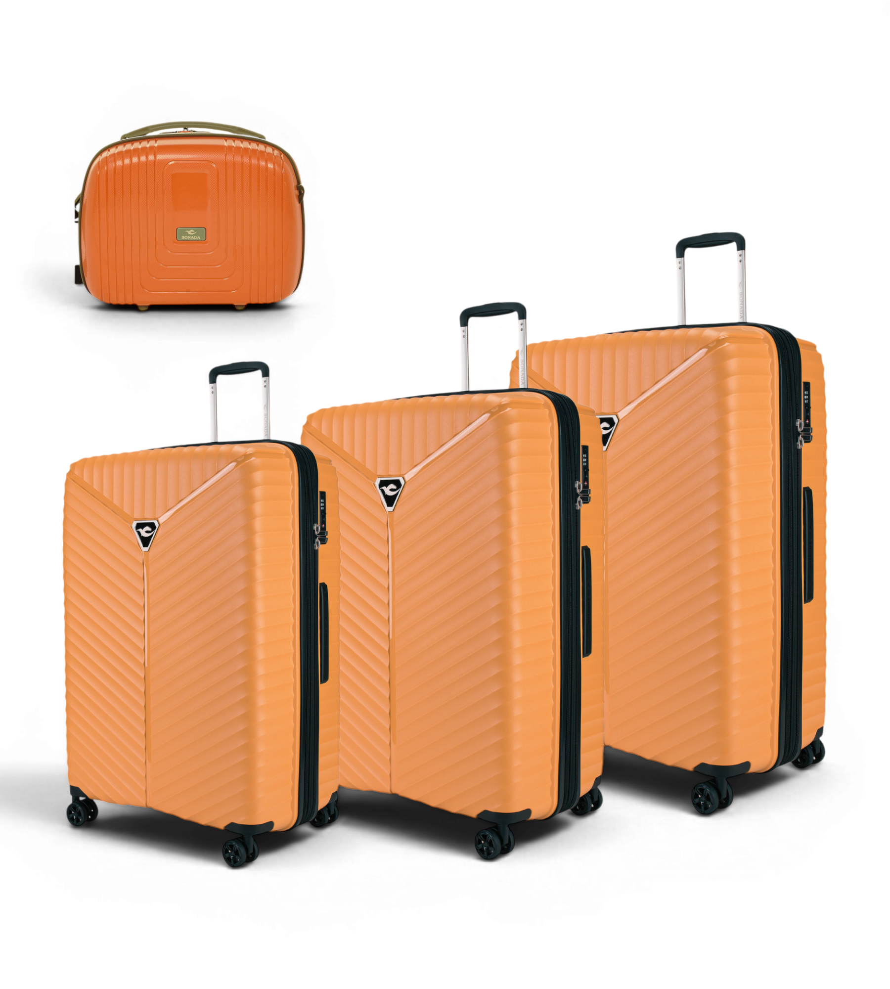 Sonada Tourin 4 Piece Polycarbonate Luggage Set