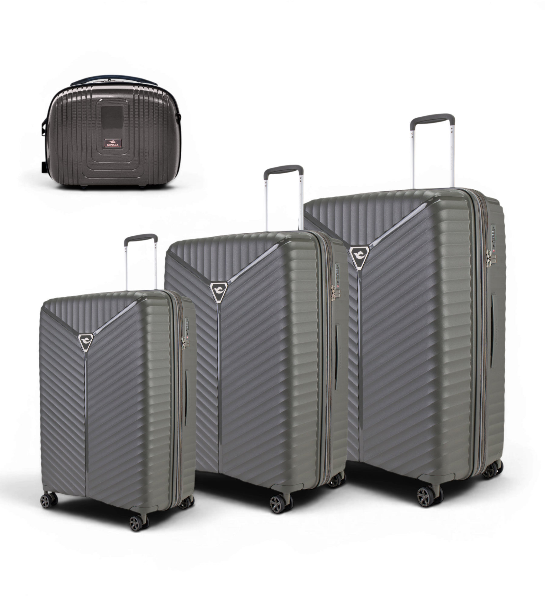 Sonada Tourin 4 Piece Polycarbonate Luggage Set
