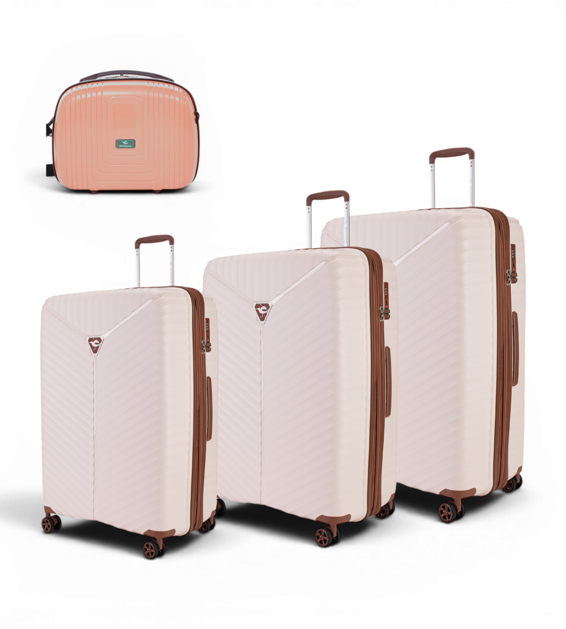 Sonada Tourin 4 Piece Polycarbonate Luggage Set