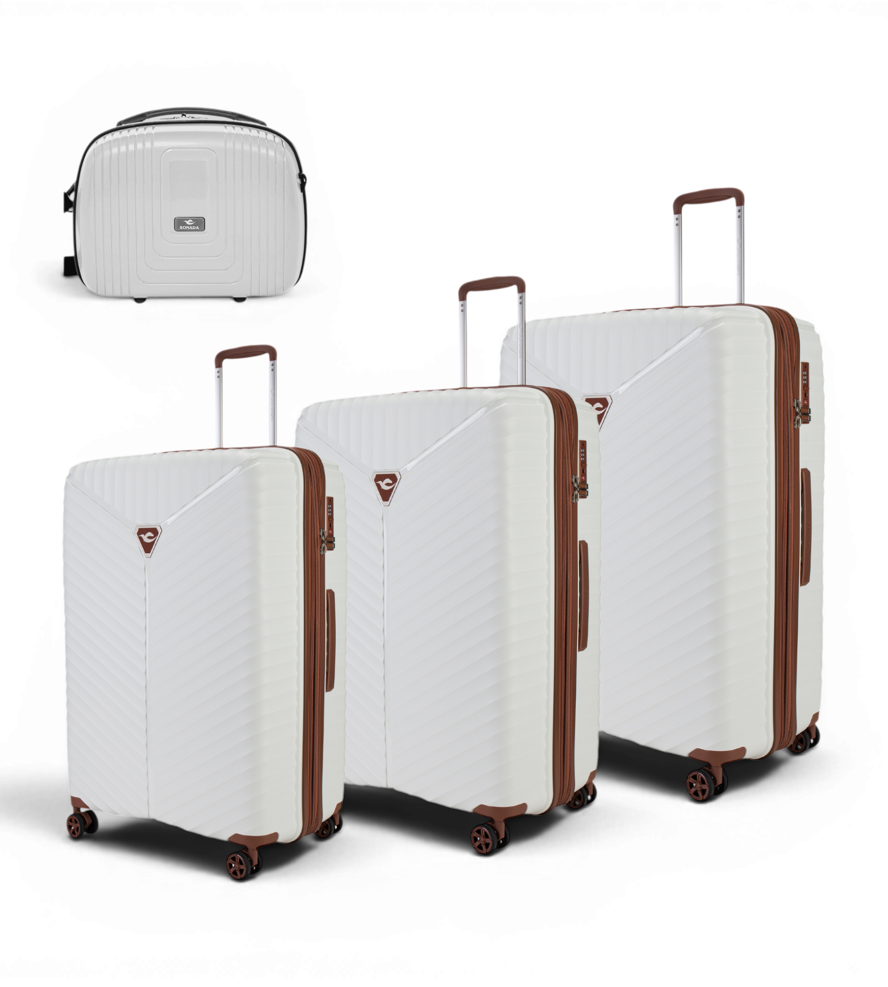 Sonada Tourin 4 Piece Polycarbonate Luggage Set