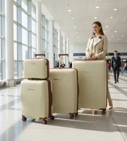 Sonada 4 Piece Polypropylene Spinner Luggage Set