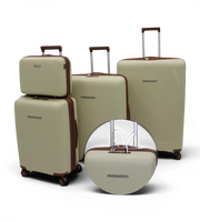 Sonada 4 Piece Polypropylene Spinner Luggage Set
