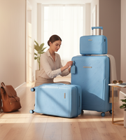 Sonada 4 Piece Polypropylene Spinner Luggage Set