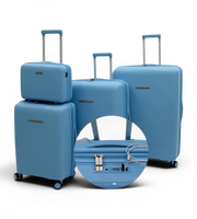 Sonada 4 Piece Polypropylene Spinner Luggage Set