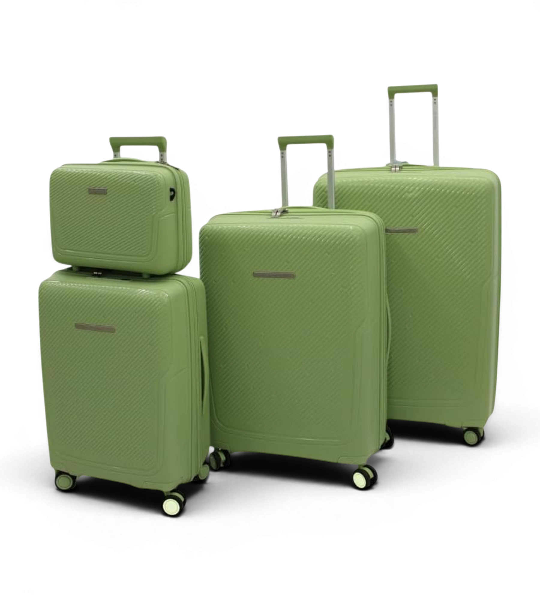 Sonada 4 Piece Polypropylene Spinner Luggage Set