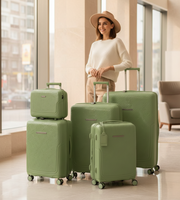 Sonada 4 Piece Polypropylene Spinner Luggage Set