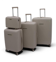 Sonada 4 Piece Polypropylene Spinner Luggage Set