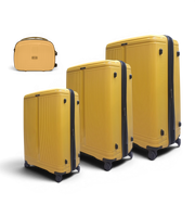 Track 4 Piece Polypropylene Luggage Set