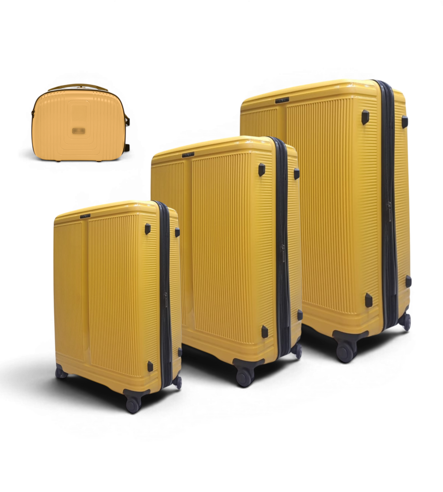 Track 4 Piece Polypropylene Luggage Set