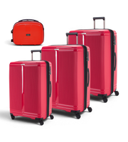 Track 4 Piece Polypropylene Luggage Set