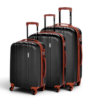 Sonada Upright 3 Piece Polycarbonate Luggage Set