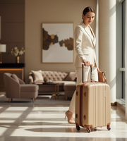 Sonada Upright 3 Piece Polycarbonate Luggage Set