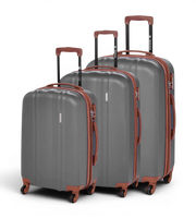 Sonada Upright 3 Piece Polycarbonate Luggage Set