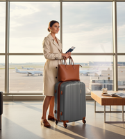 Sonada Upright 3 Piece Polycarbonate Luggage Set
