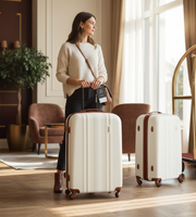 Sonada Upright 3 Piece Polycarbonate Luggage Set