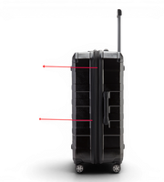 Verage 3 Piece Polycarbonate Luggage Set