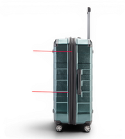 Verage 3 Piece Polycarbonate Luggage Set