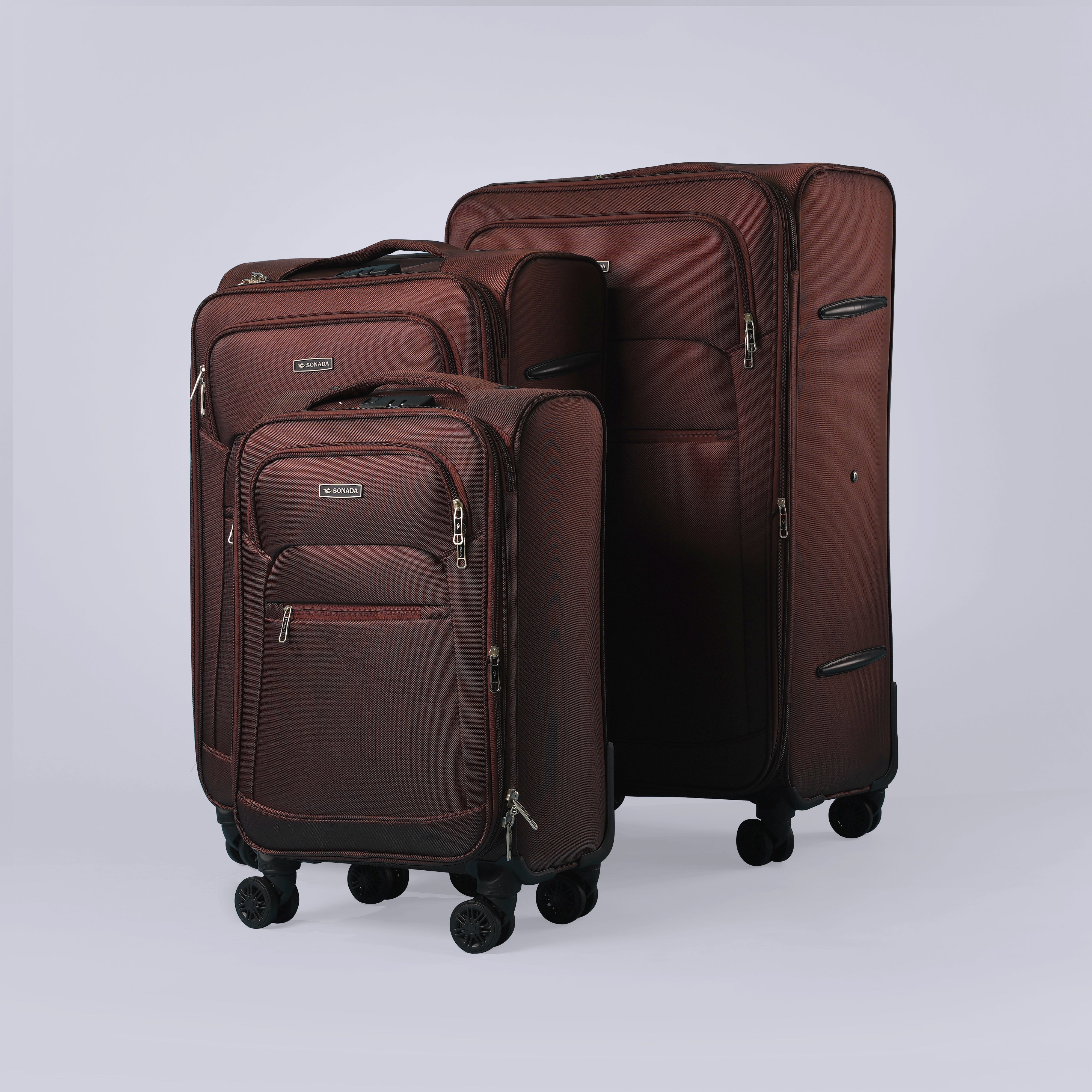 Lightweight Soft side Luggage Set of 3