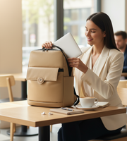 VERAGE_Breeze_Business_Backpack_VG622405-Black_Khaki0 (Product Staging)