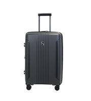 Verage London three-piece luggage set in Black angled view