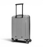 Verage London three-piece luggage set in Grey side or detail view