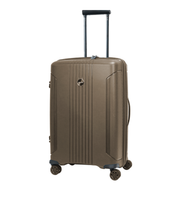 Verage London large 29-inch suitcase in Champagne front view