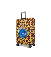 Verage leopard luggage cover alternate detail view