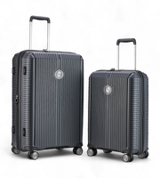 Verage Rome Monti 3 Piece Polypropylene Luggage Set
