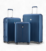 Verage Rome Monti 3 Piece Polypropylene Luggage Set